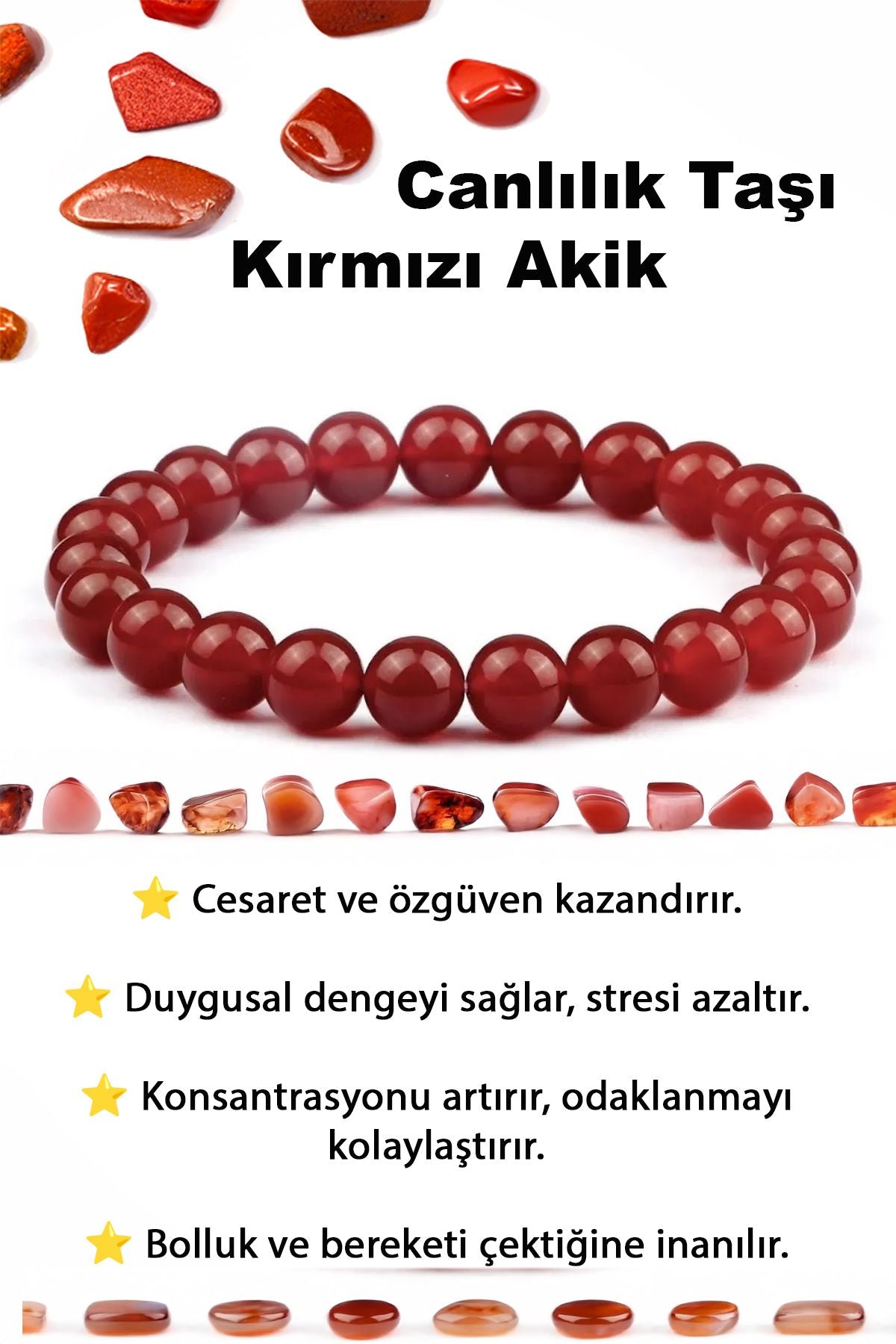Doğal Taş Bileklik