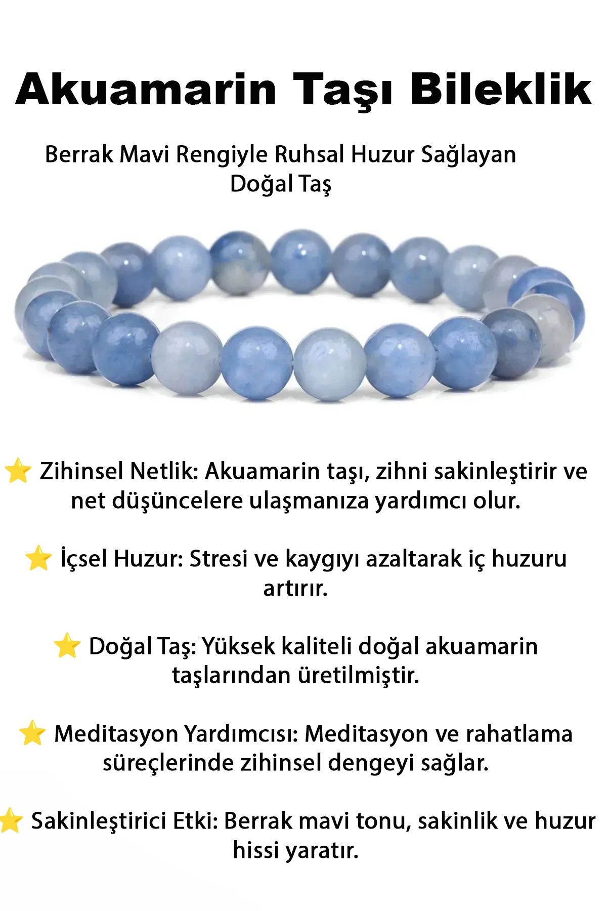 Doğal Taş Bileklik