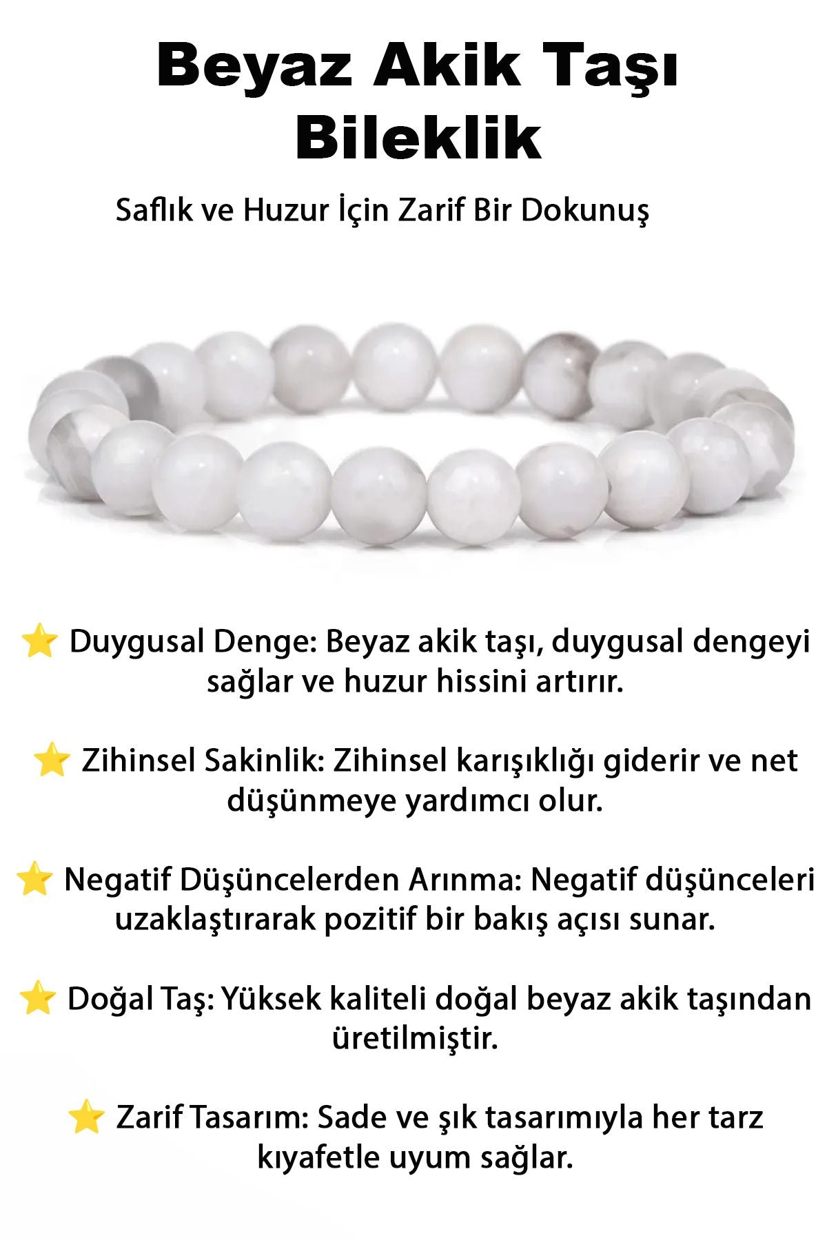 Doğal Taş Bileklik