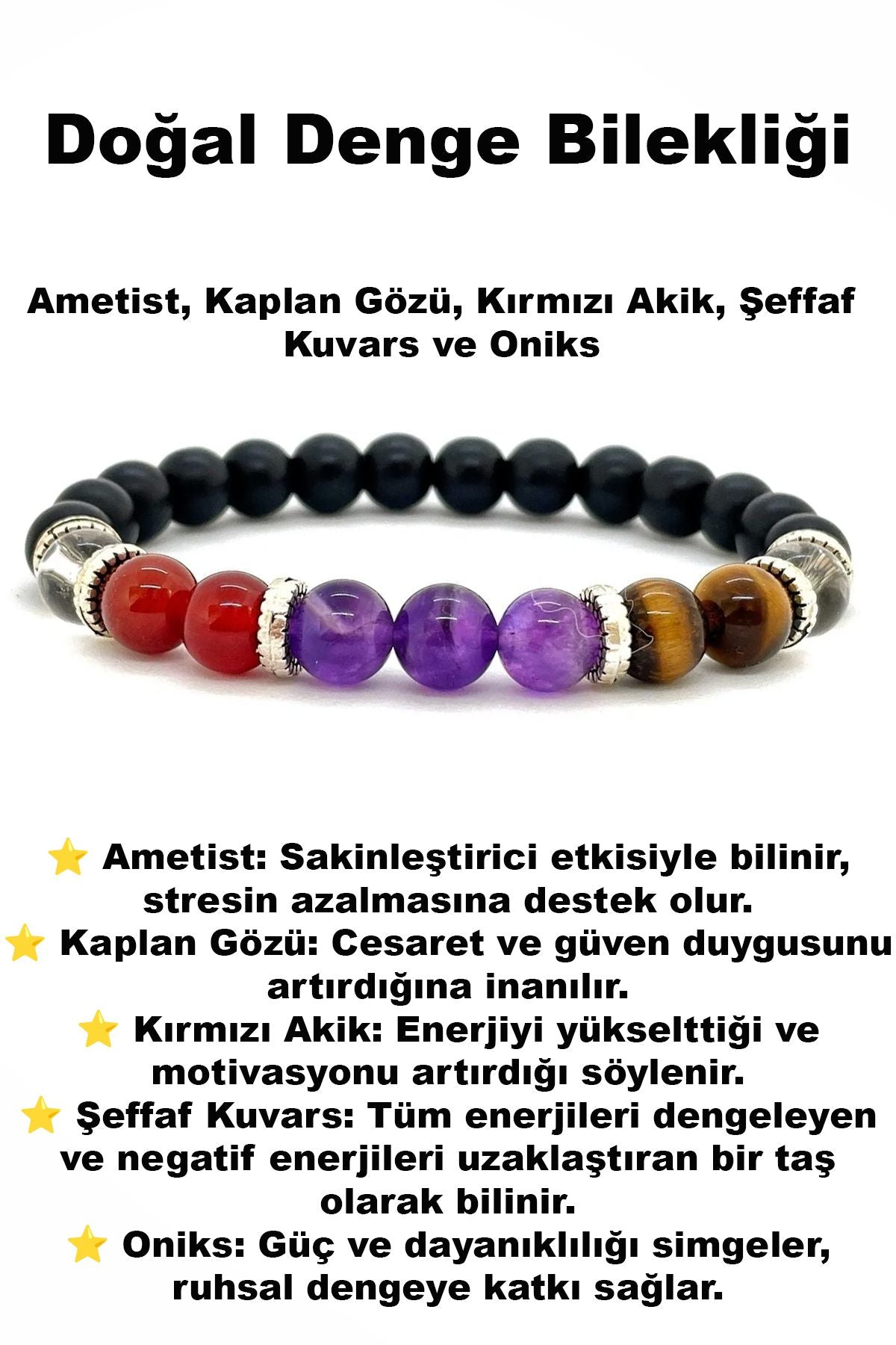 Doğal Taş Bileklik