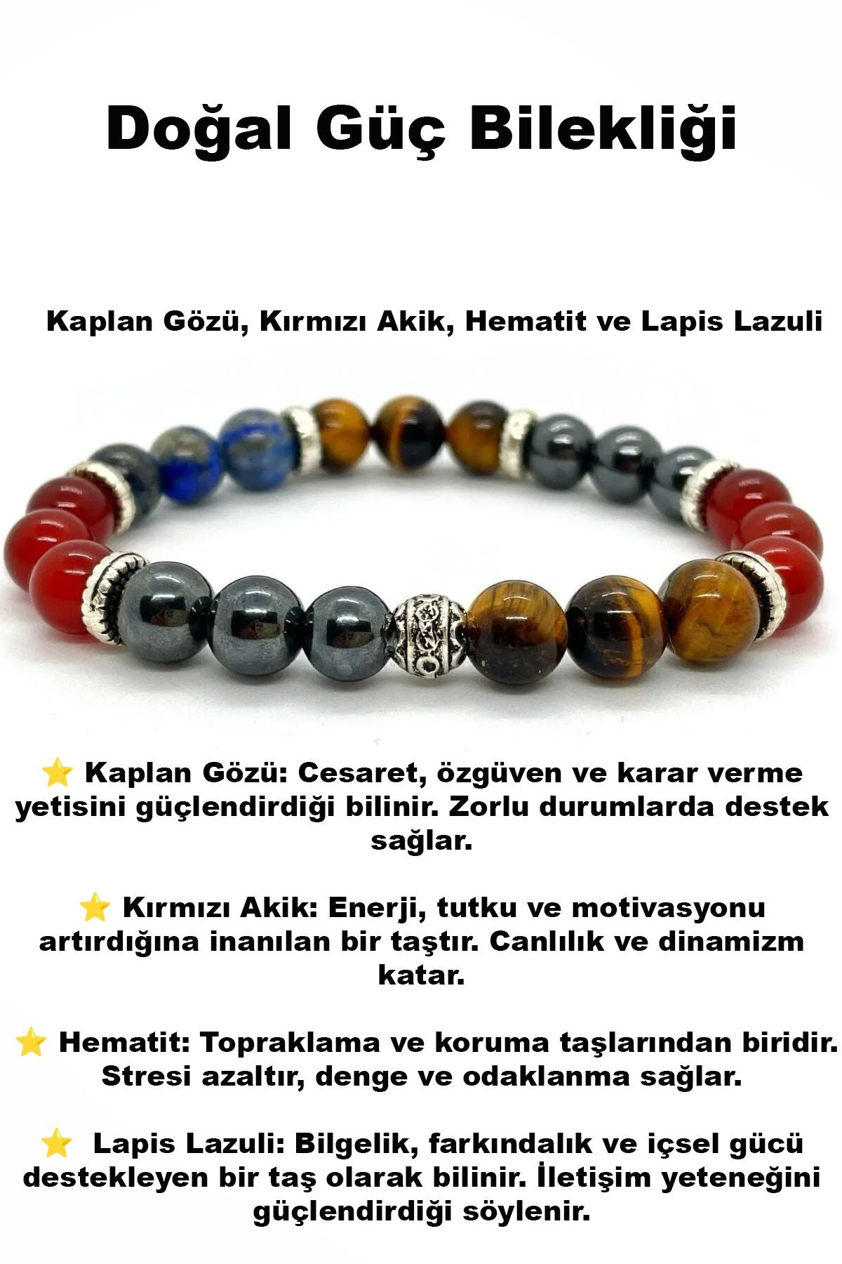 Doğal Taş Bileklik