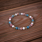 Zayıflama Bileklik (Apatit, Ay Taşı, Sitrin, Kristal Kuvars, Rodonit)