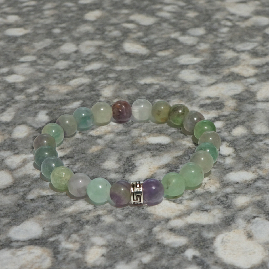 Ruhsal Denge: Balık Burcu 8mm Florit Bileklik Sertifikalı