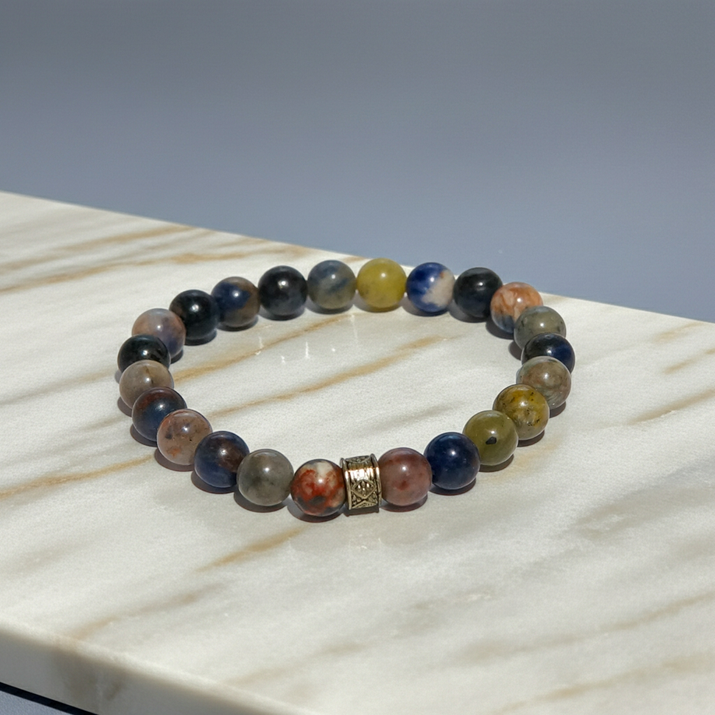 Maceranın Bilgeliği: Yay Burcu 8mm Sodalit Bileklik Sertifikalı