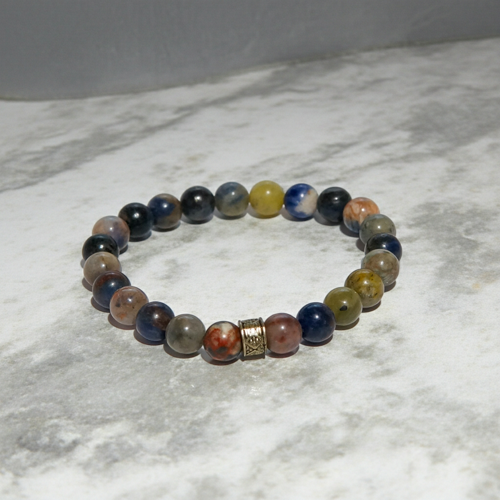 Maceranın Bilgeliği: Yay Burcu 8mm Sodalit Bileklik Sertifikalı