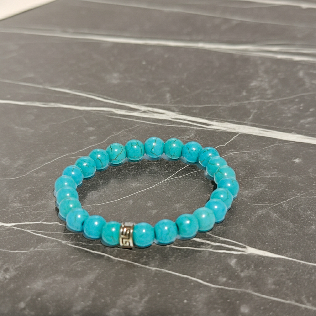 Firuze Taşı Bileklik - Şık ve Özel Tasarım Doğal Taş 8mm