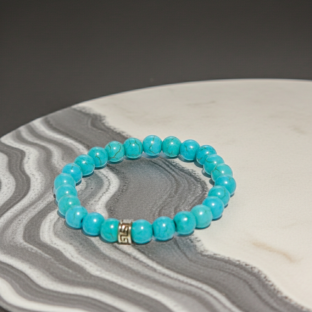 Firuze Taşı Bileklik - Şık ve Özel Tasarım Doğal Taş 8mm