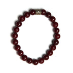 Orijinal Granat (Lal) Doğal Taş Bileklik - 8 mm / 19 cm Esnek Misinalı