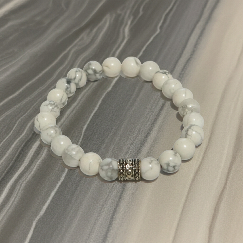 Havlit Doğal Taş Bileklik - Şık ve Minimalist Tasarım 8mm