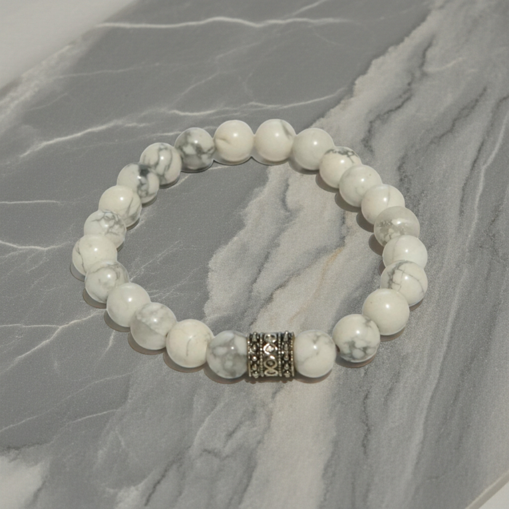 Havlit Doğal Taş Bileklik - Şık ve Minimalist Tasarım 8mm