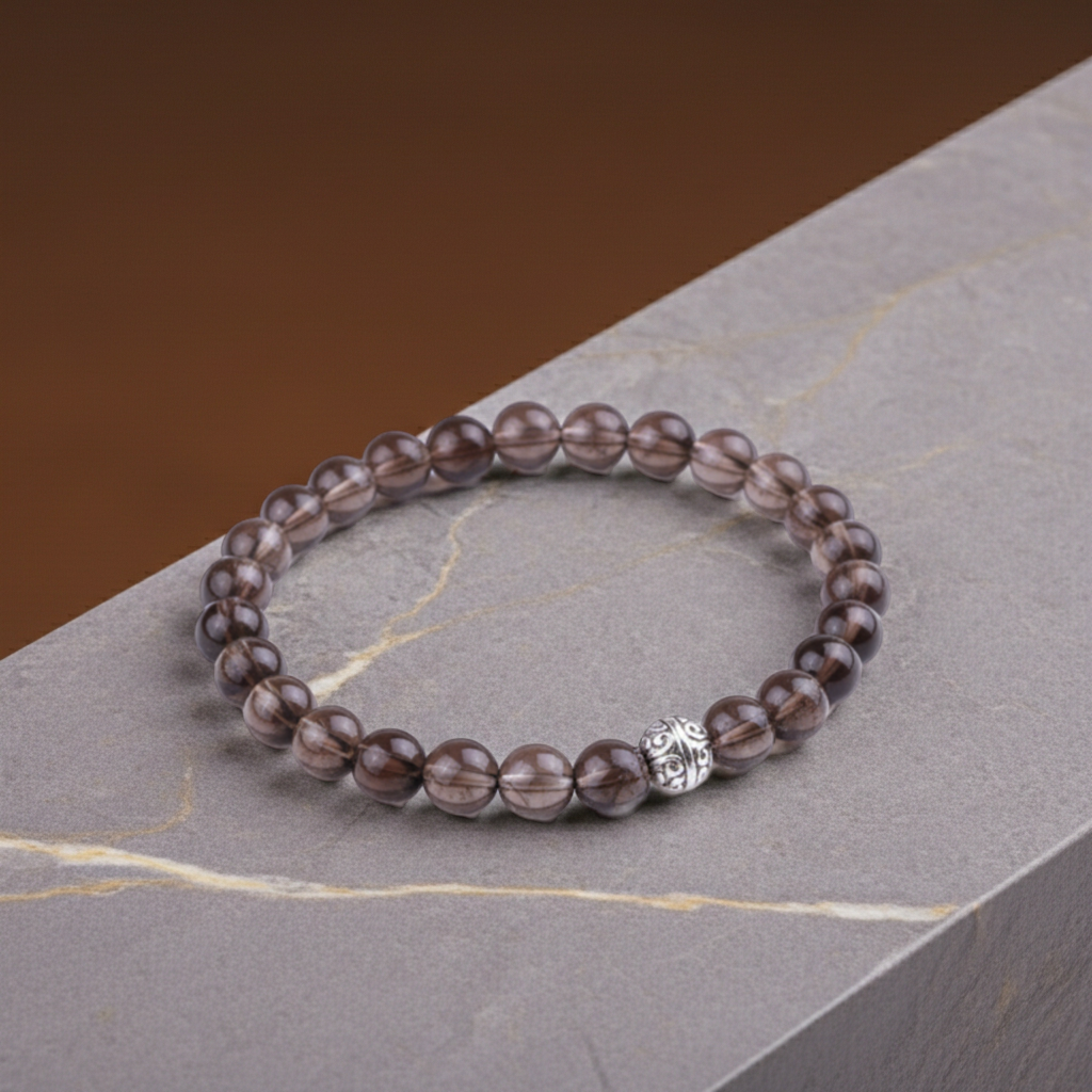 Dumanlı Kuvars Taşı Bileklik