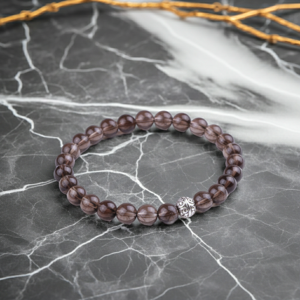 Dumanlı Kuvars Taşı Bileklik