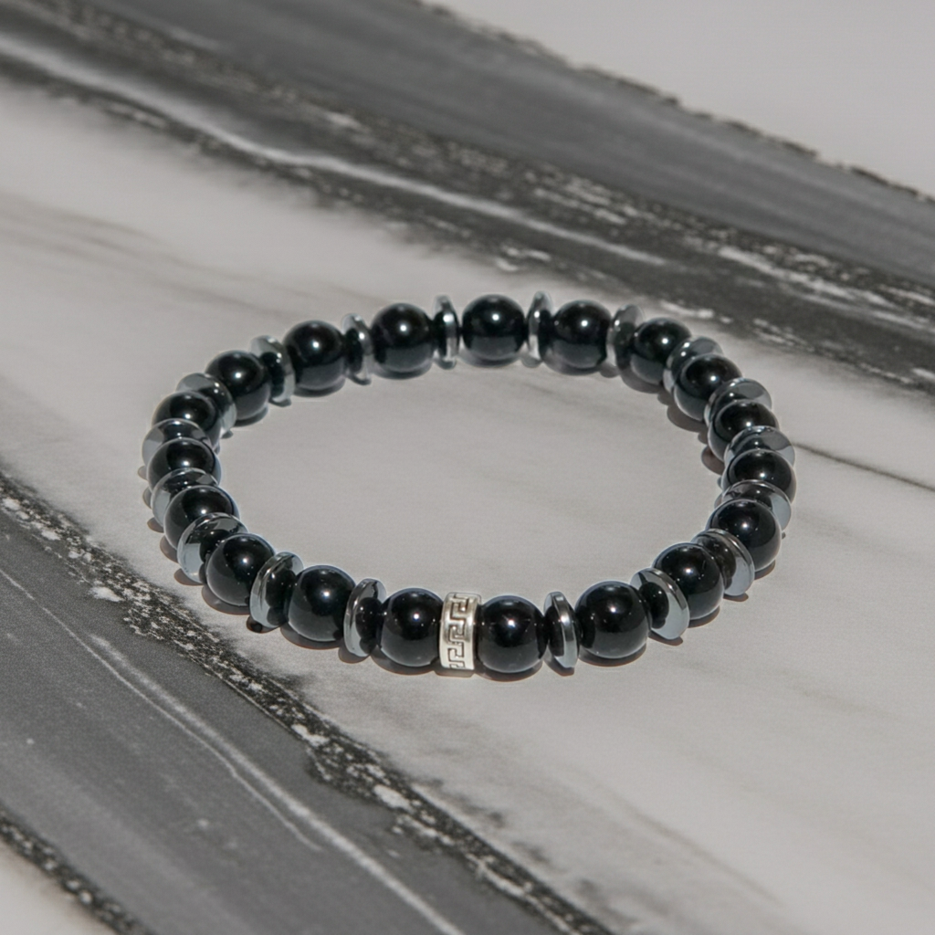 Siyah Bileklik Oniks Taşı Bileklik Charm Bileklik Oniks Bileklik Siyah