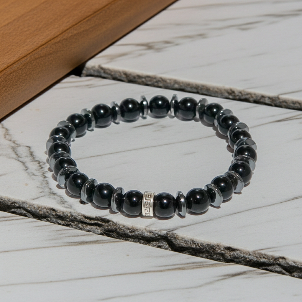 Siyah Bileklik Oniks Taşı Bileklik Charm Bileklik Oniks Bileklik Siyah