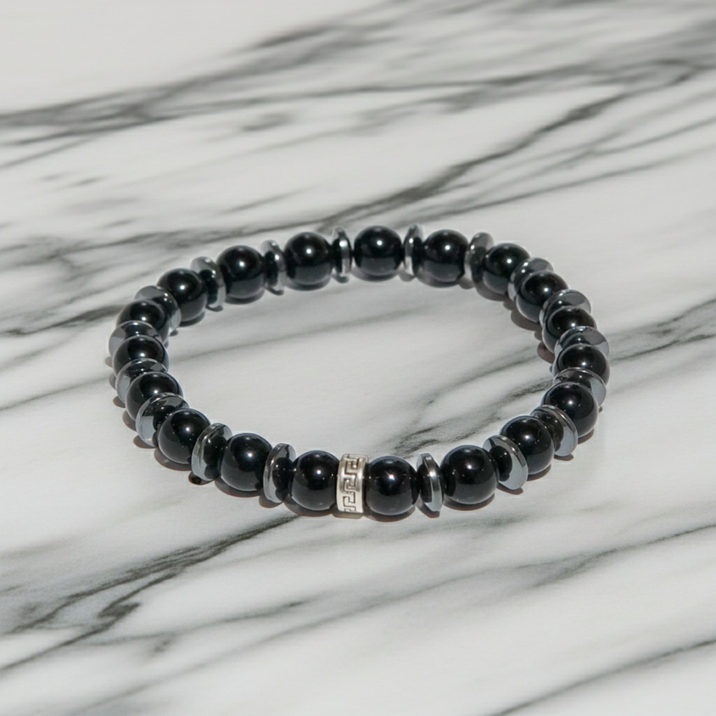 Siyah Bileklik Oniks Taşı Bileklik Charm Bileklik Oniks Bileklik Siyah
