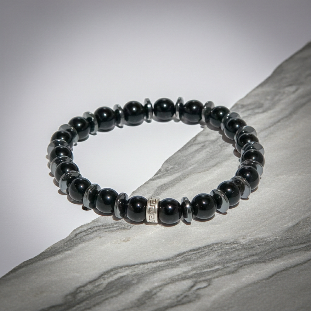 Siyah Bileklik Oniks Taşı Bileklik Charm Bileklik Oniks Bileklik Siyah