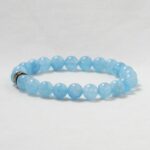 Bileklik Doğaltaş Akuamarin Charm 8 mm - Huzur Başarı ve Pozitif Etki